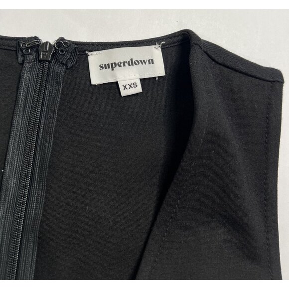 Superdown Skye Mini Dress in Black - Picture 4 of 5